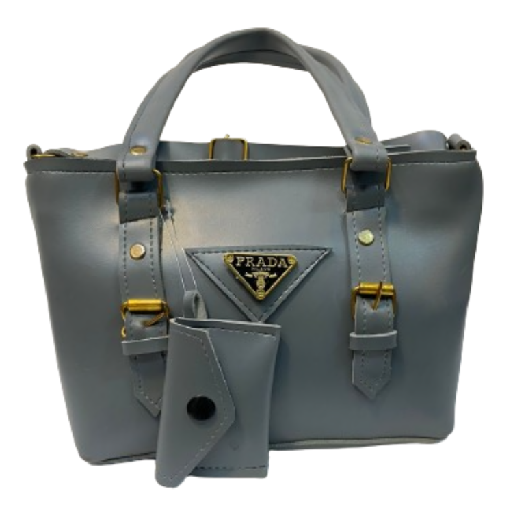 Gray Tote Bag