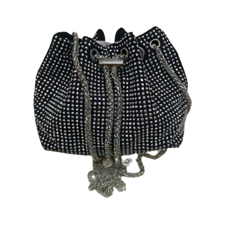 Sparkling Rhinestone Bucket Bag