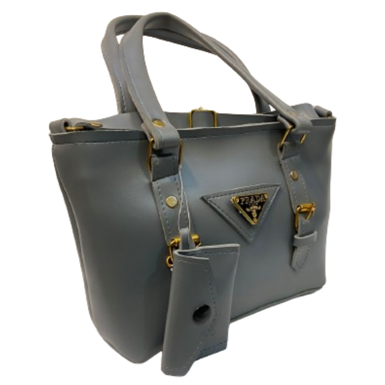 Gray Tote Bag