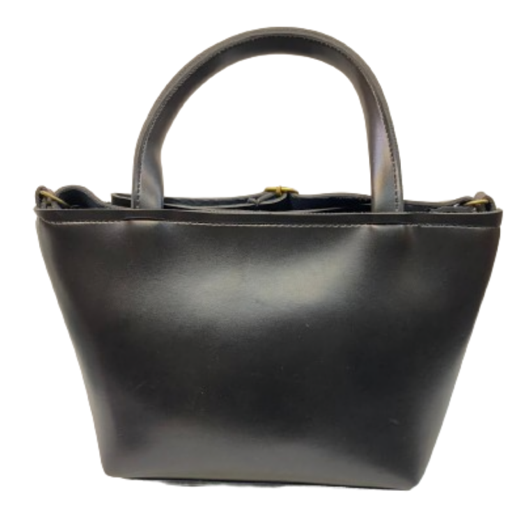 Hermes-Inspired Black Tote Bag